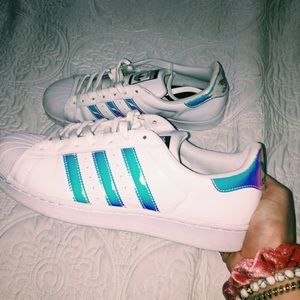 adidas holographic superstars